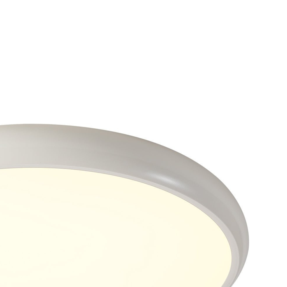 LED-Deckenleuchte zum Einbau mit holzoptischem Acrylrahmen – Skandinavischer Stil