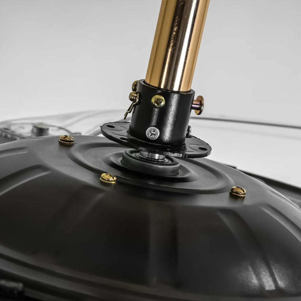 Deckenventilator mit bürstenlosem, flüsterleisem Motor und Fernbedienung mit Dimmfunktion – Modern