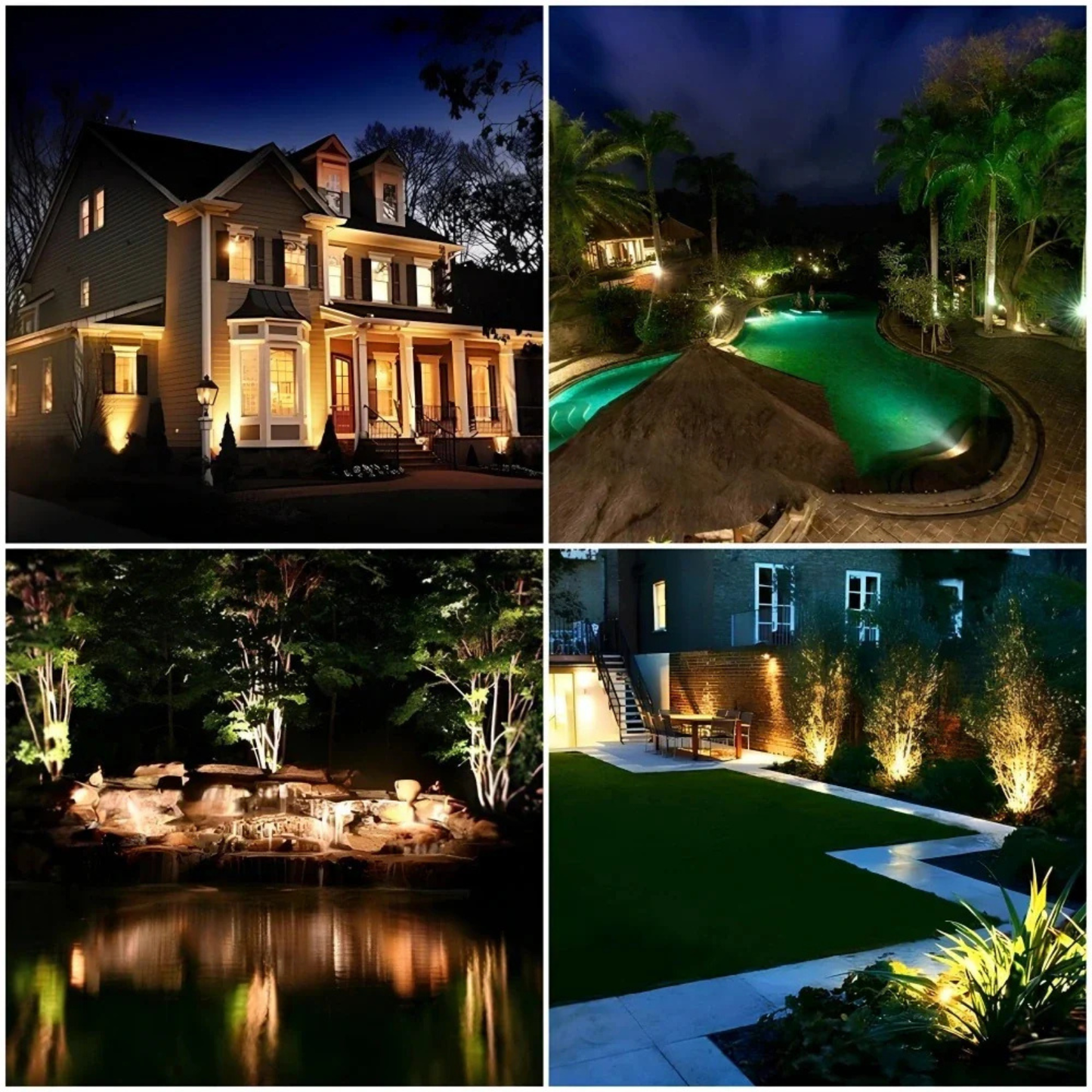 Modern Garden Spotlight - Solar Powered