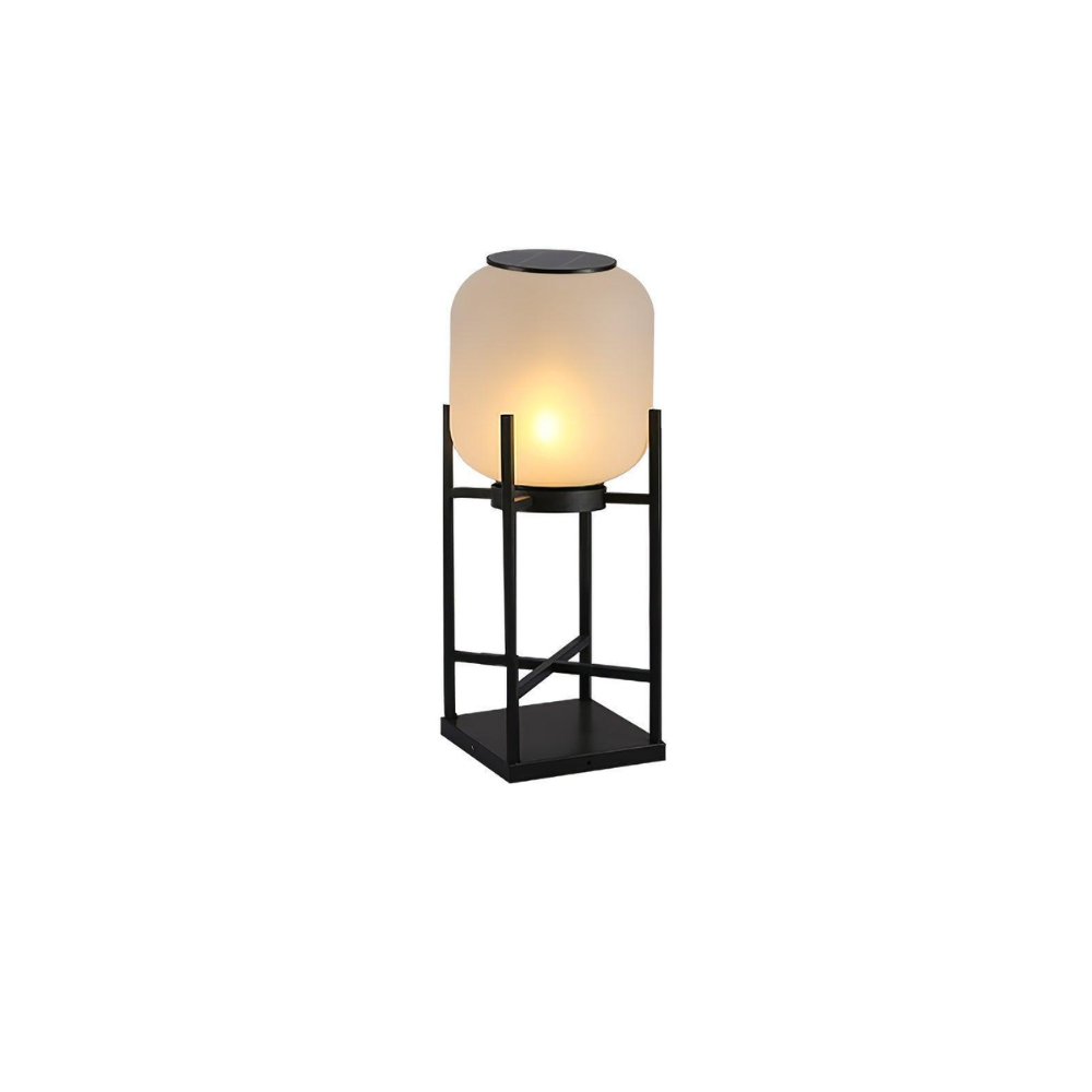Lampadaire avec base résistante aux intempéries intégrant LED et gradation à distance