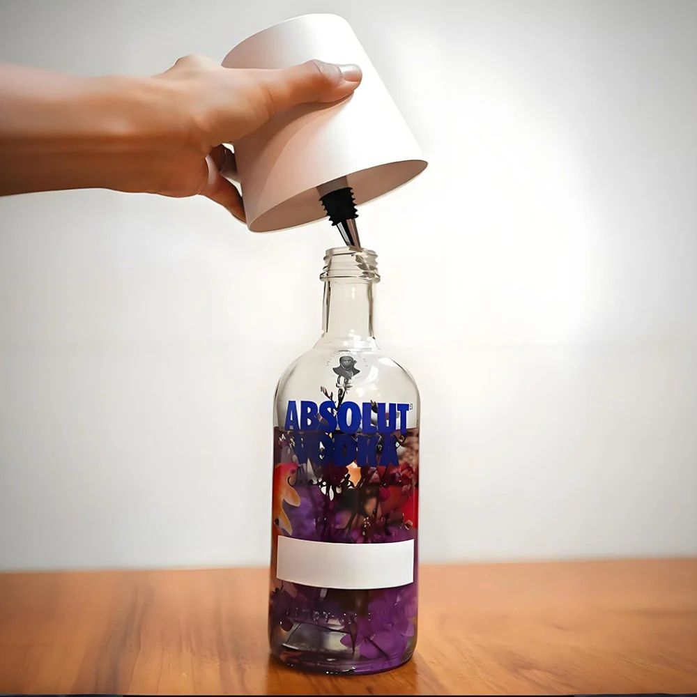 Lampe Bouteille - Lampe Décorative Amusante à Intensité Variable pour Boissons - Rechargeable par USB