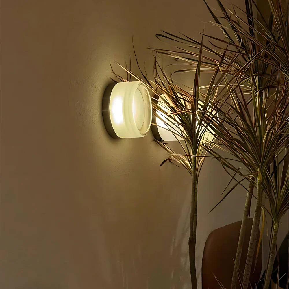 Rondel Glass Wall Sconce