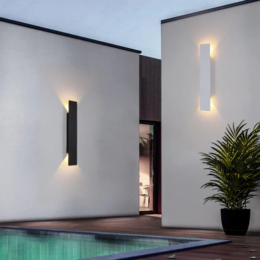 Outdoor Linear LED Wall Sconce - Garden Lamp