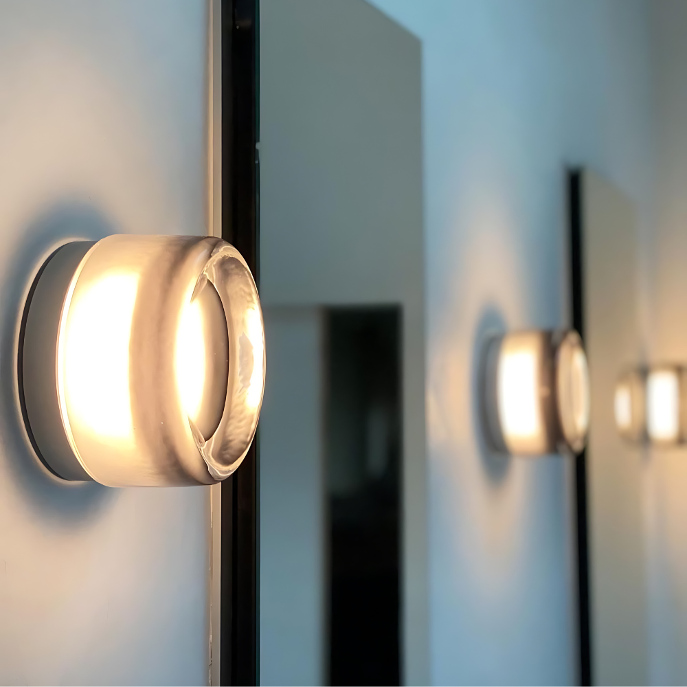 Rondel Glass Wall Sconce