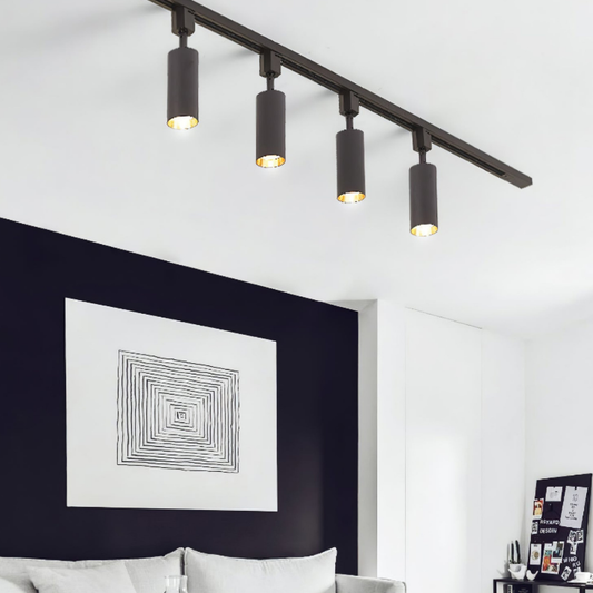 LED Track Lighting with Integrated LED and Adjustable Rail - Architectural Style