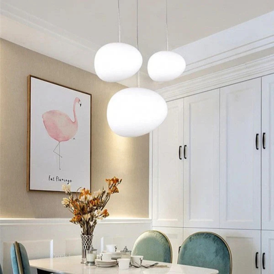 Modern Scandinavian Pebble Pendant Light
