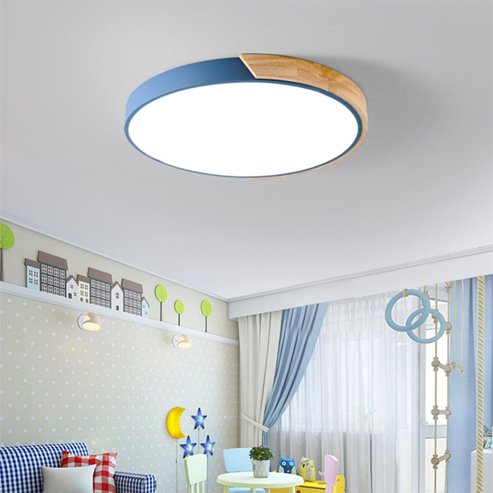 Splice Wood Flush Mount