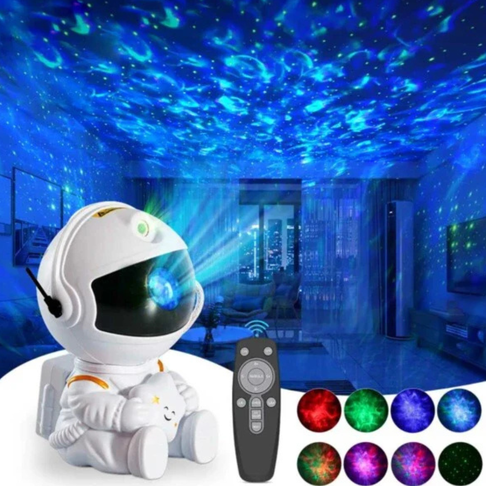 Astronaut Galaxy Projector with Star and Nebula Modes - Modern Design