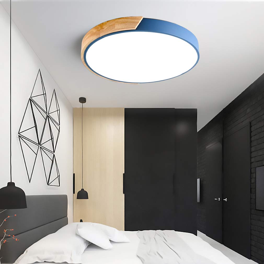 Splice Wood Flush Mount