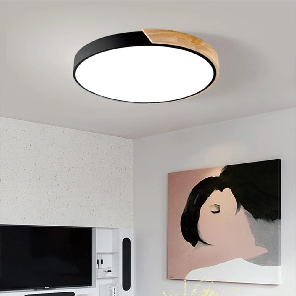 Splice Wood Flush Mount