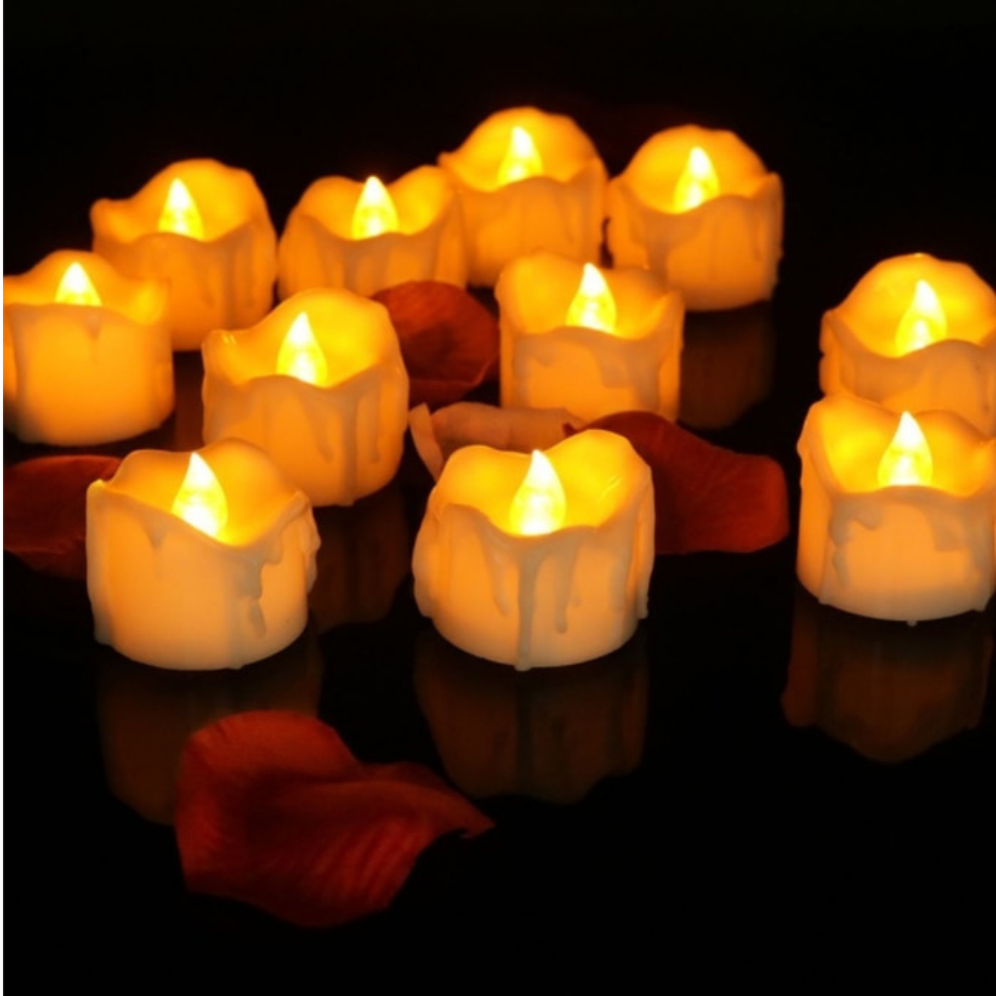 Flickering Flameless Candle Tea Lights