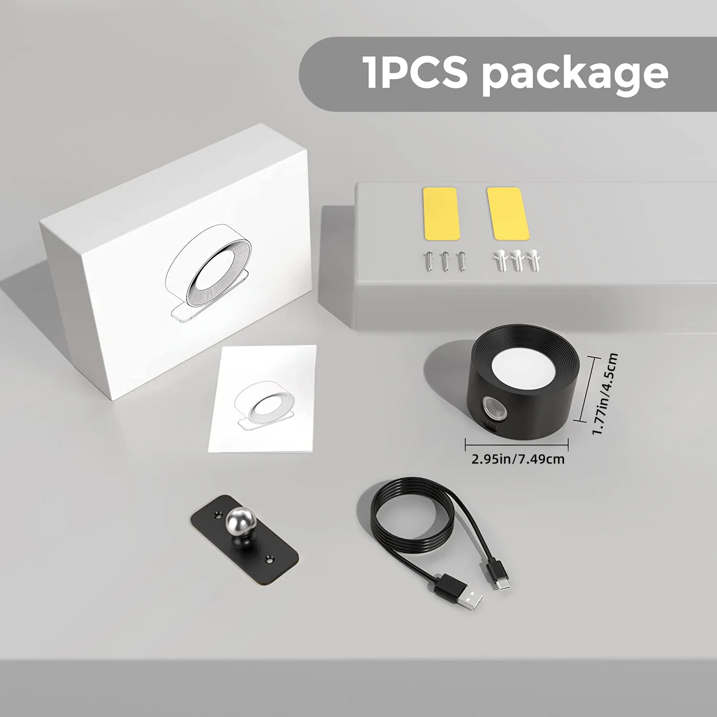 Pivot Easy-Stick Wireless Wall Light