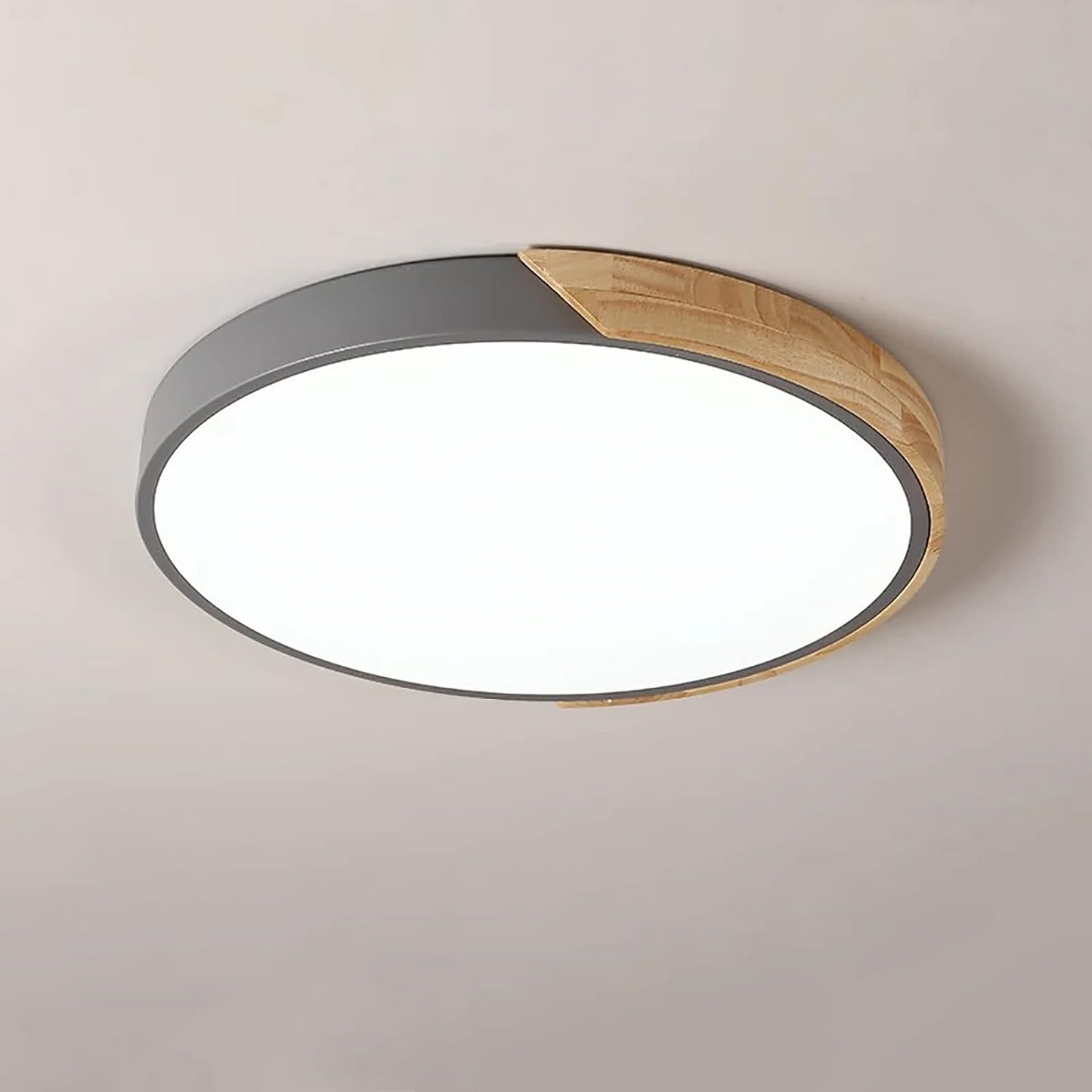 Splice Wood Flush Mount
