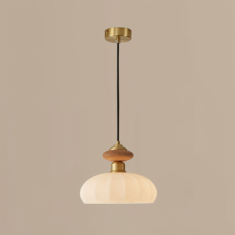 Ceres Glass & Wood Pendant