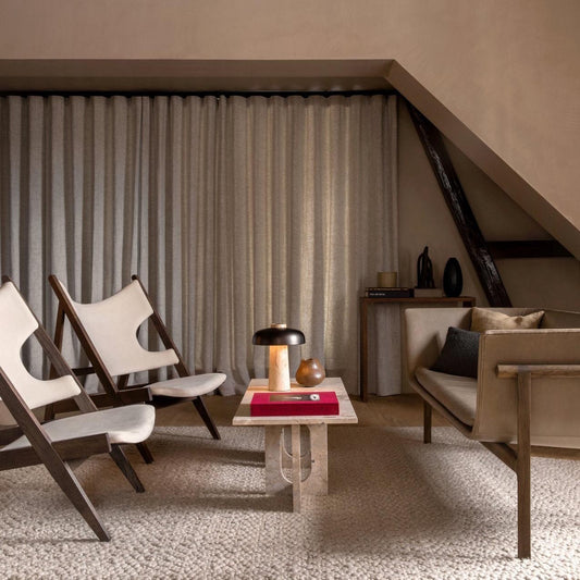 Lampe de table Tibur en pierre