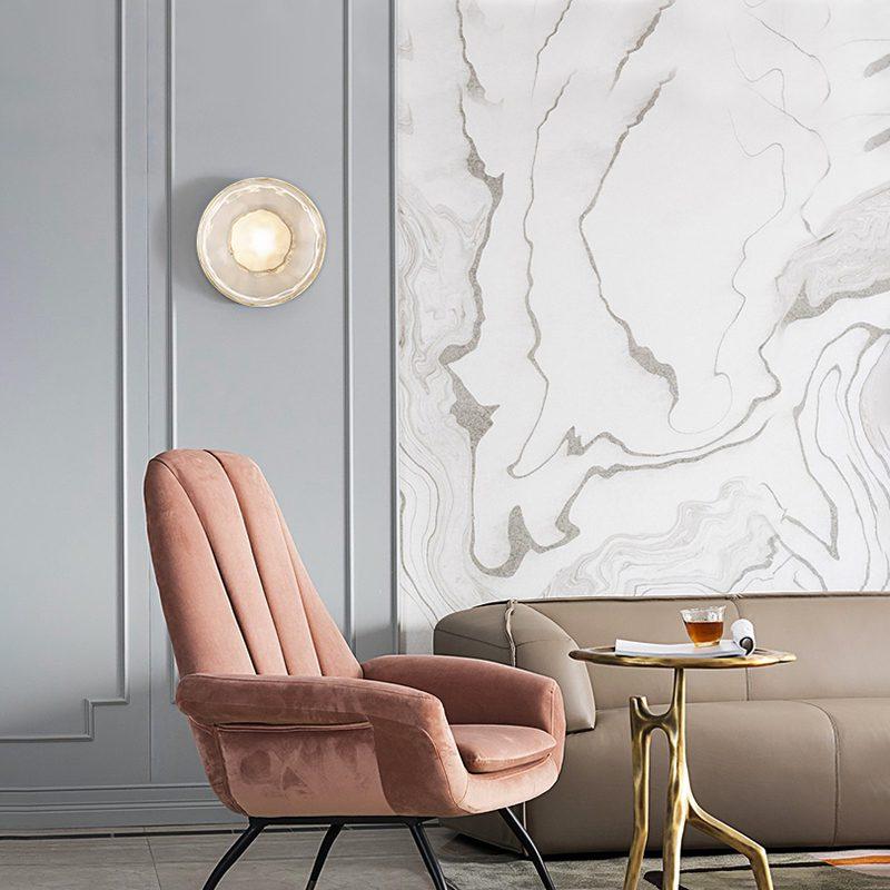 Node Glass Wall Light