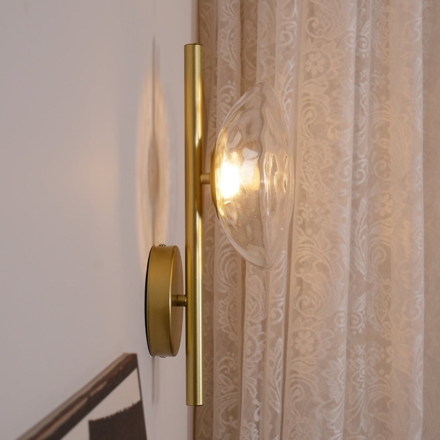 Node Glass Wall Light