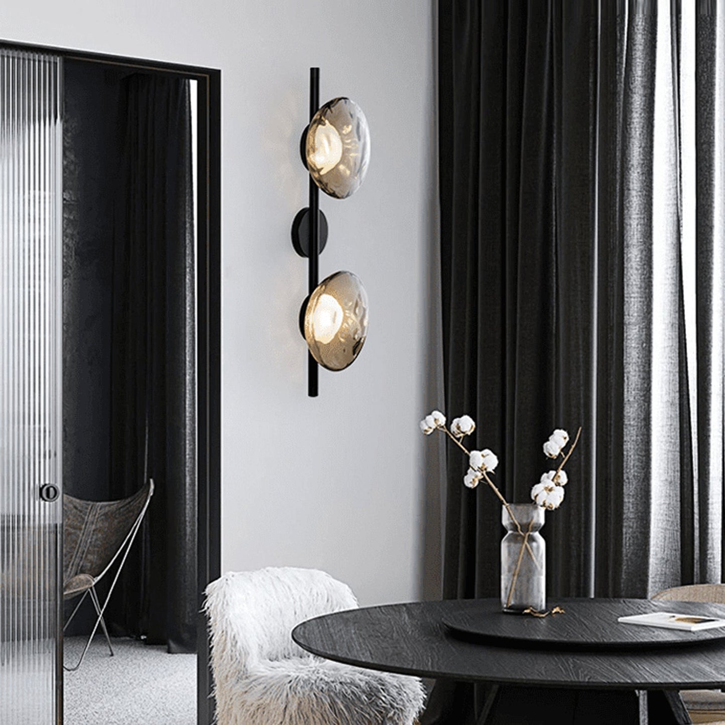 Node Glass Wall Light