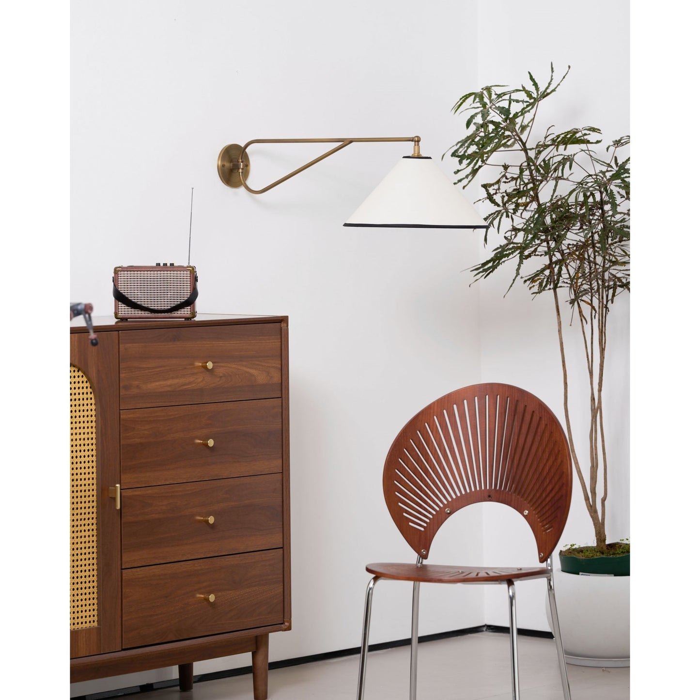 Lectern Brass Wall Light