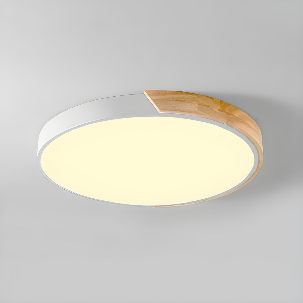 Splice Wood Flush Mount