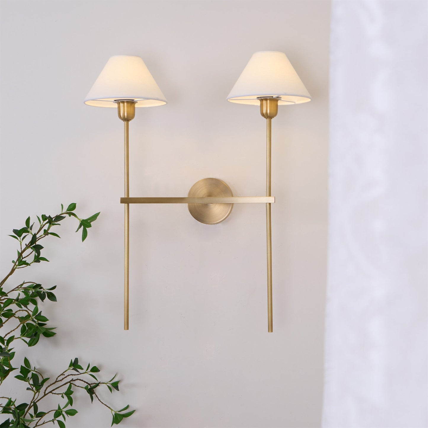 Mercer Messing Wandlampe