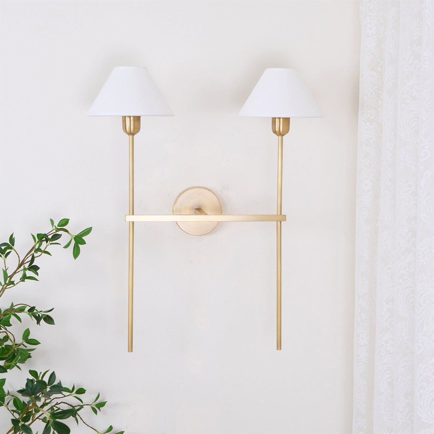 Mercer Messing Wandlampe