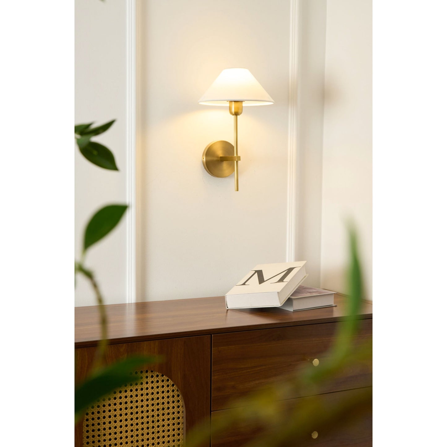 Mercer Messing Wandlampe