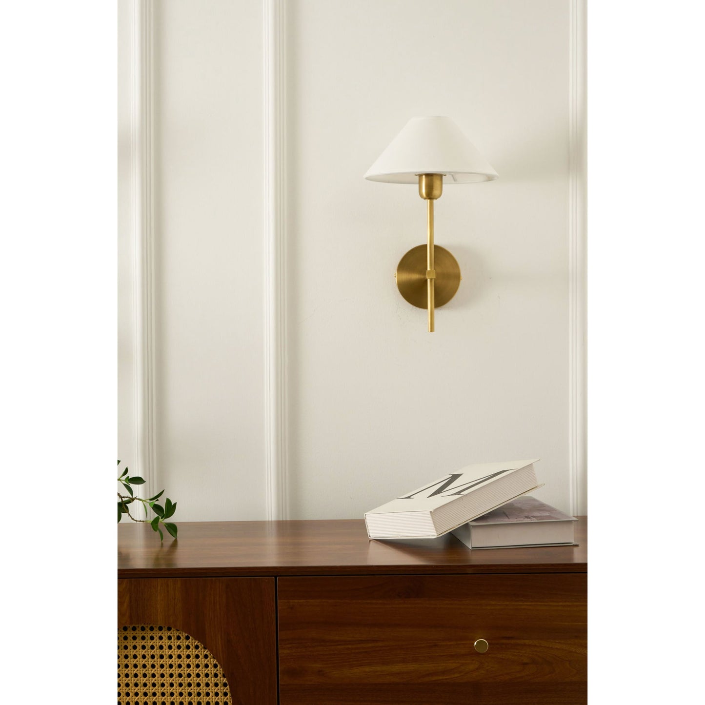 Mercer Messing Wandlampe