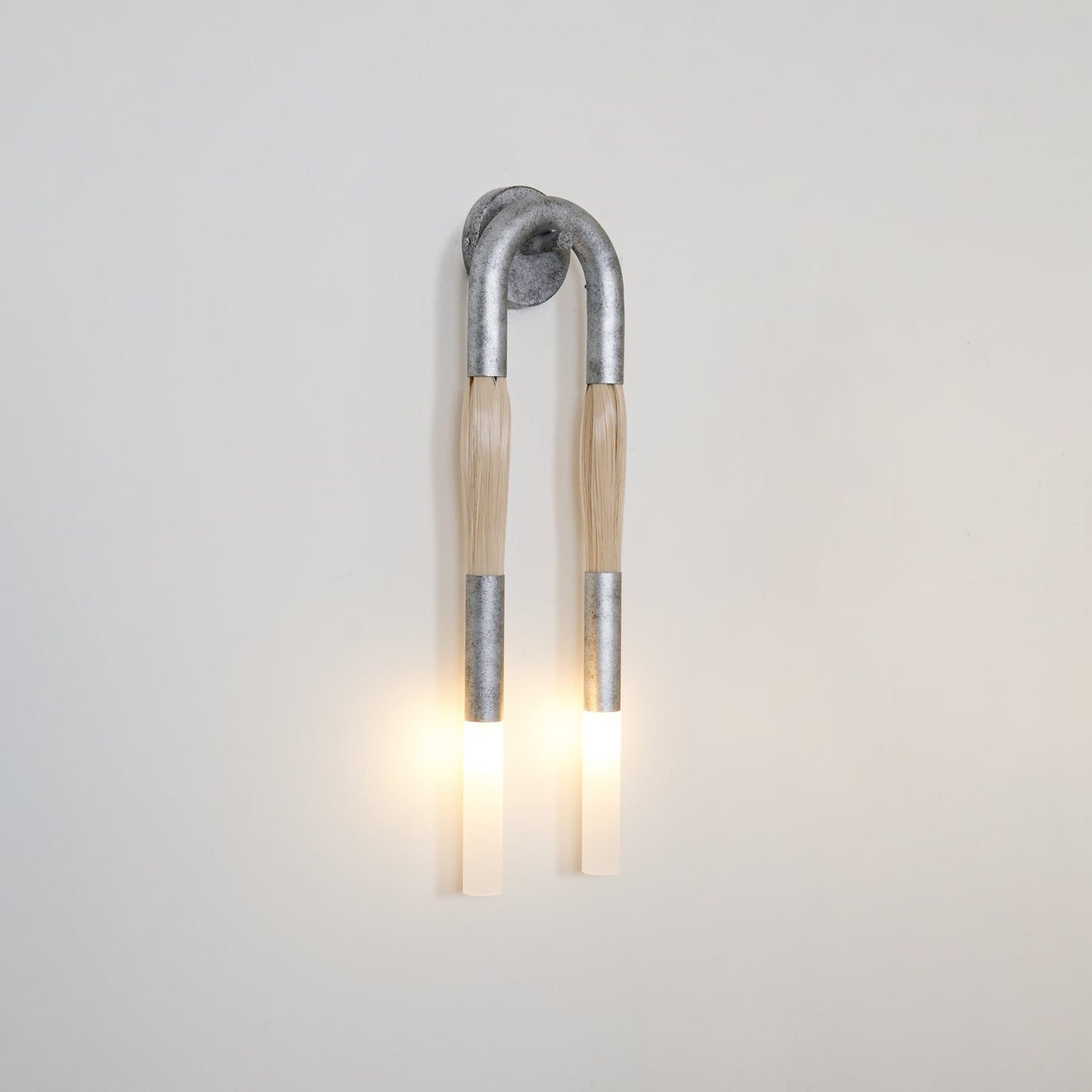 Pferdehaar-Wandlampe
