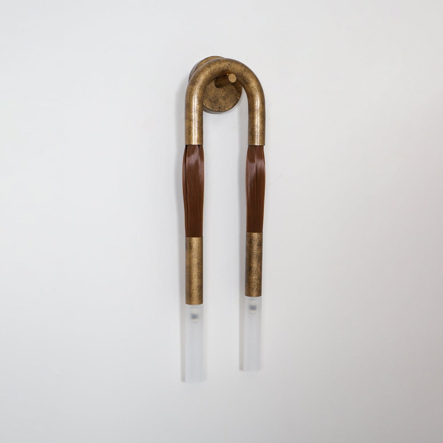 Pferdehaar-Wandlampe