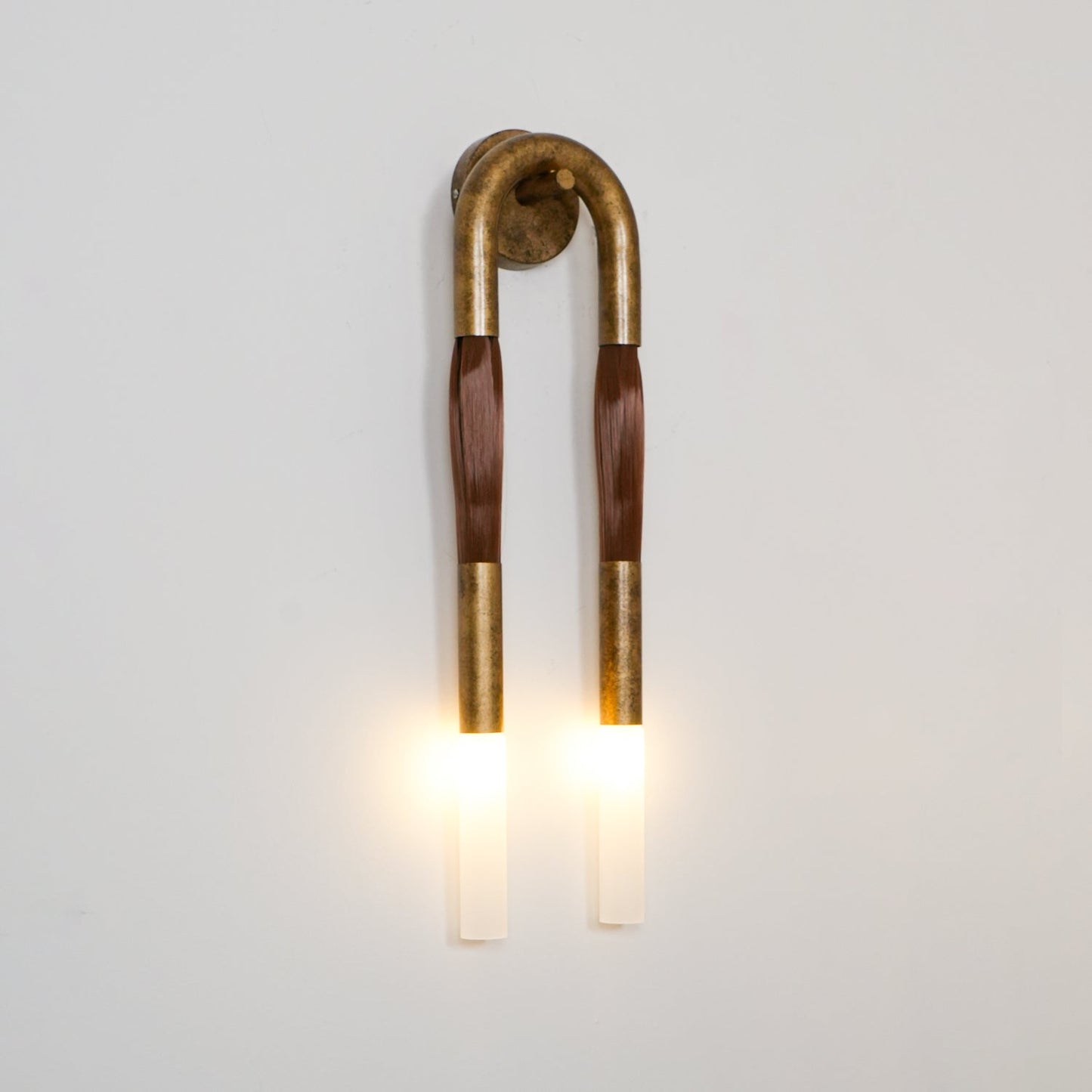 Pferdehaar-Wandlampe