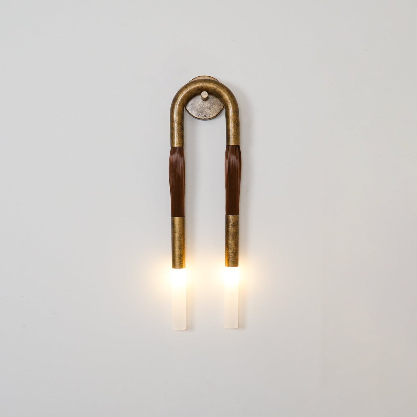 Pferdehaar-Wandlampe