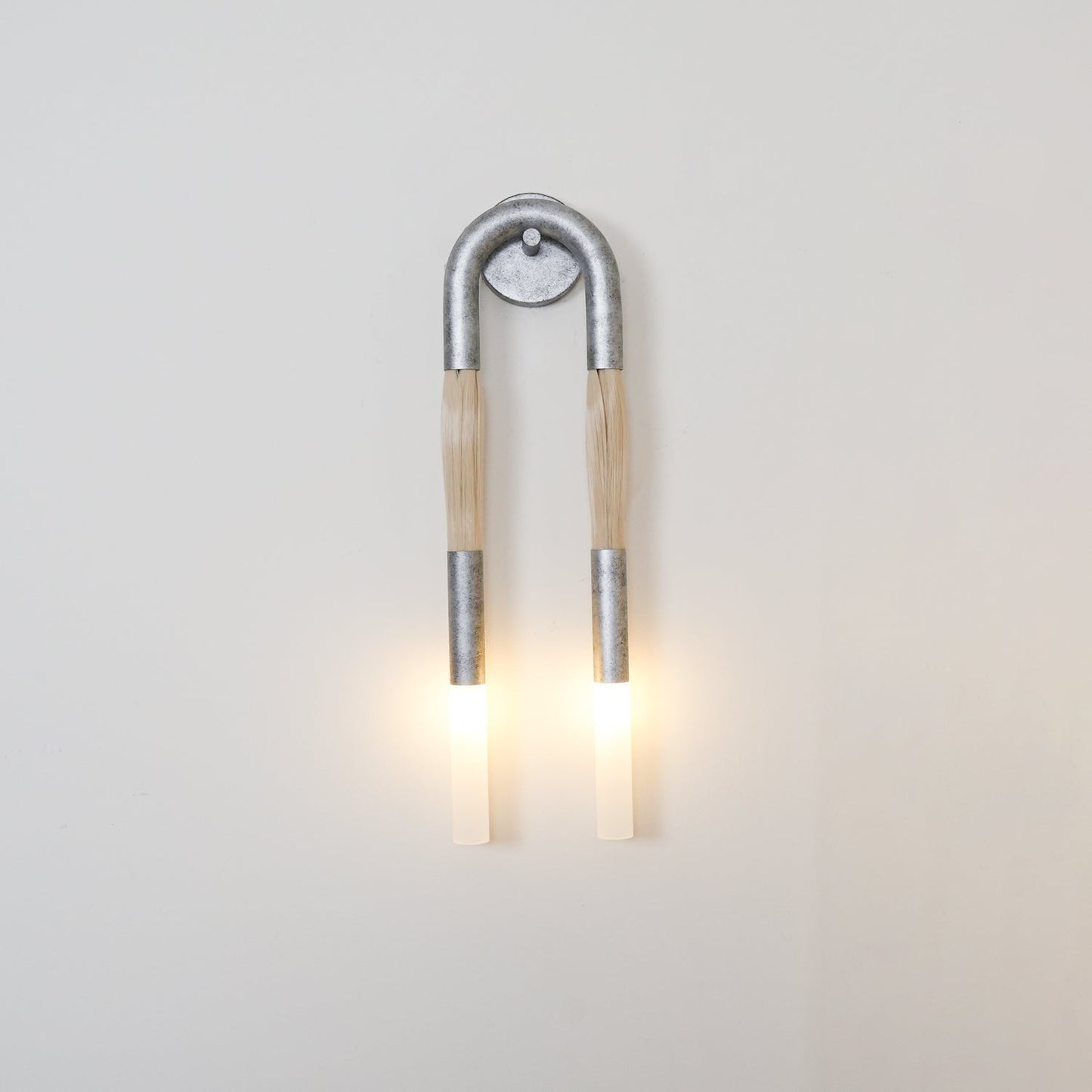 Pferdehaar-Wandlampe