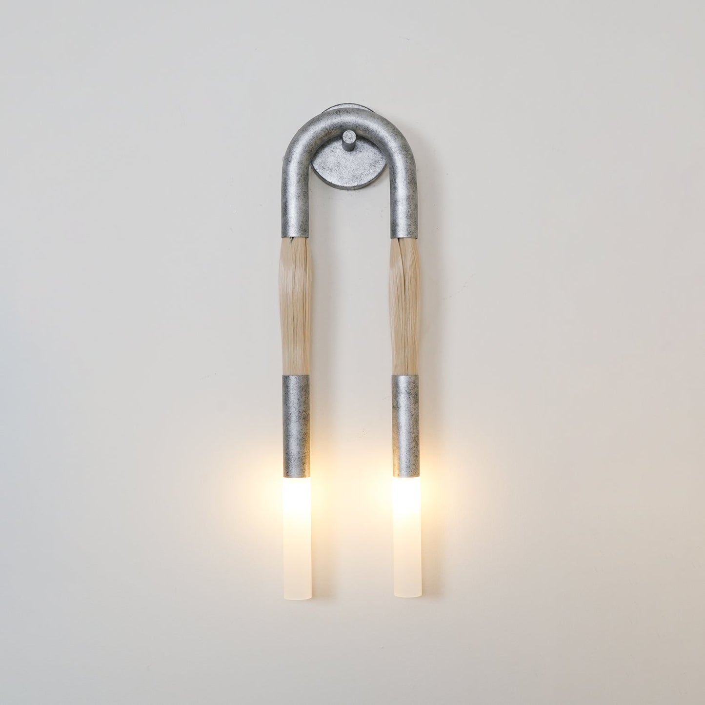 Pferdehaar-Wandlampe