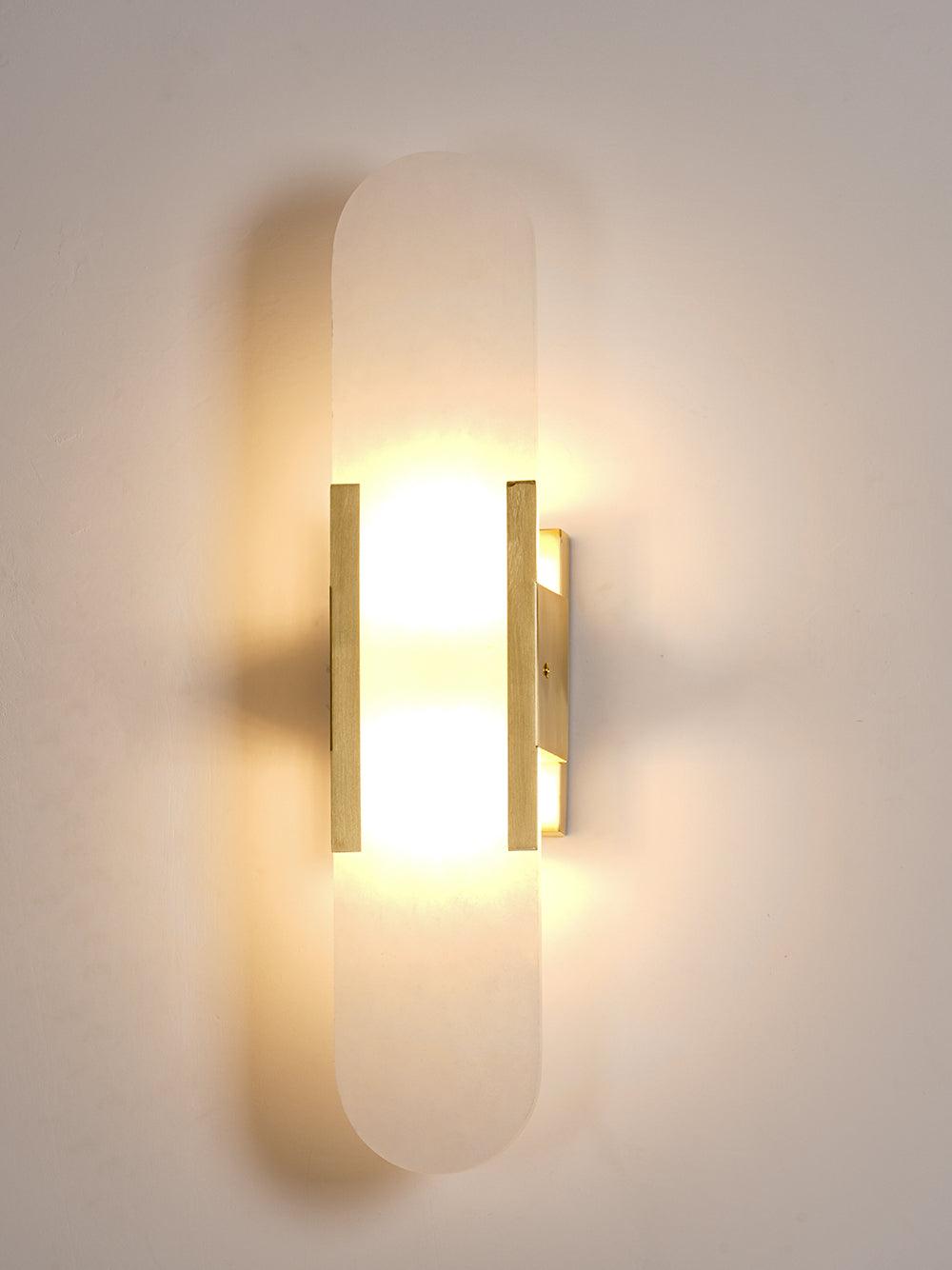 Stele Alabaster Sconce