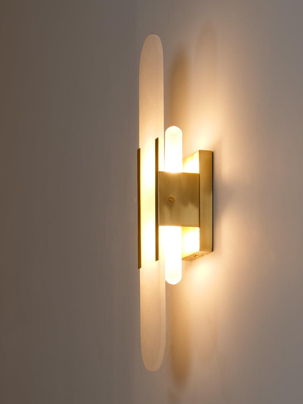 Stele Alabaster Sconce