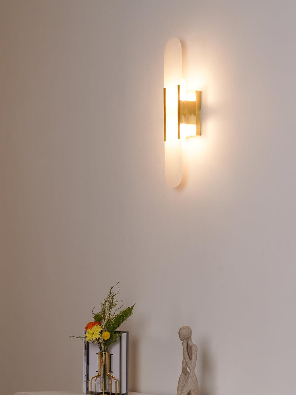 Stele Alabaster Sconce