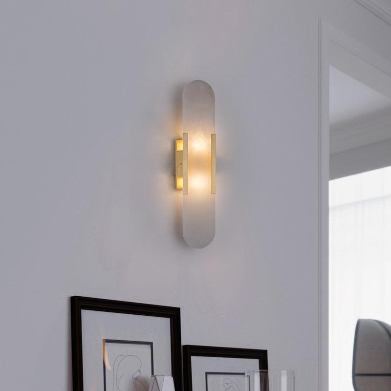 Stele Alabaster Sconce