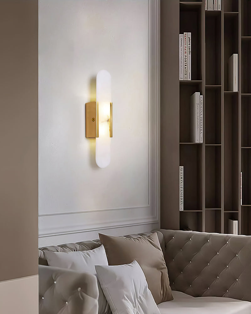 Stele Alabaster Sconce
