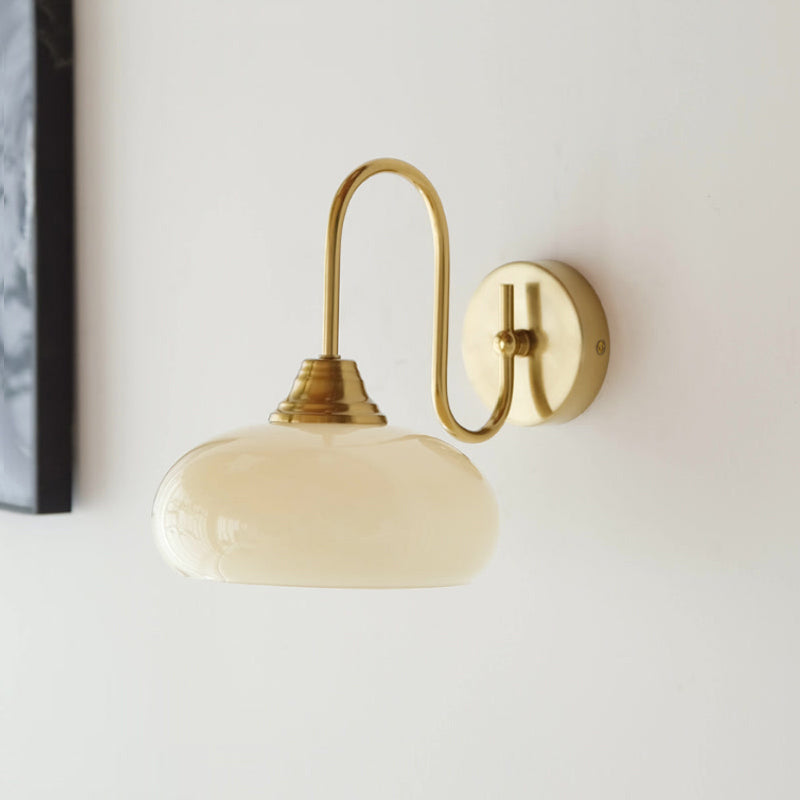 Aurore Messing Wandlampe