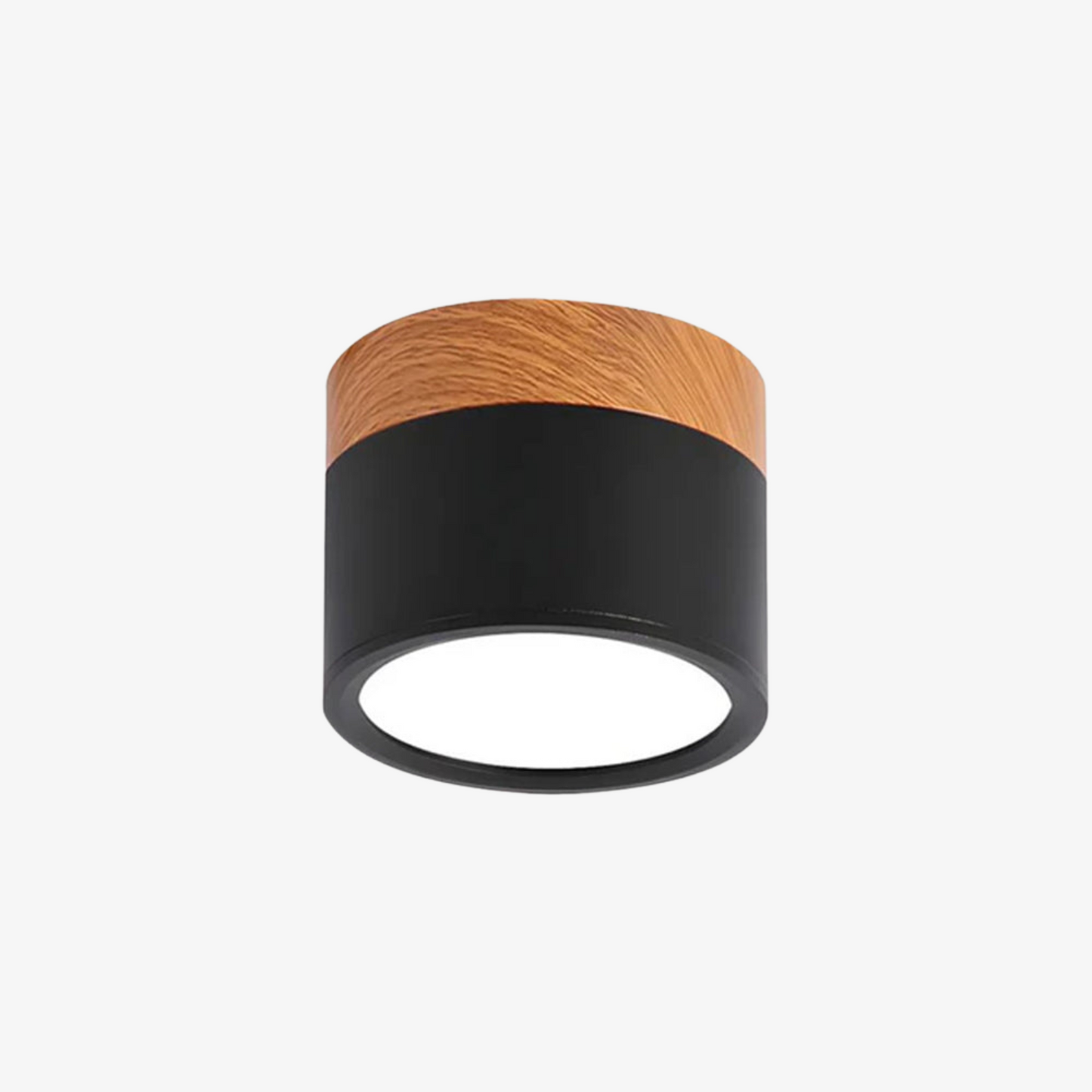 Button Wood Ceiling Light