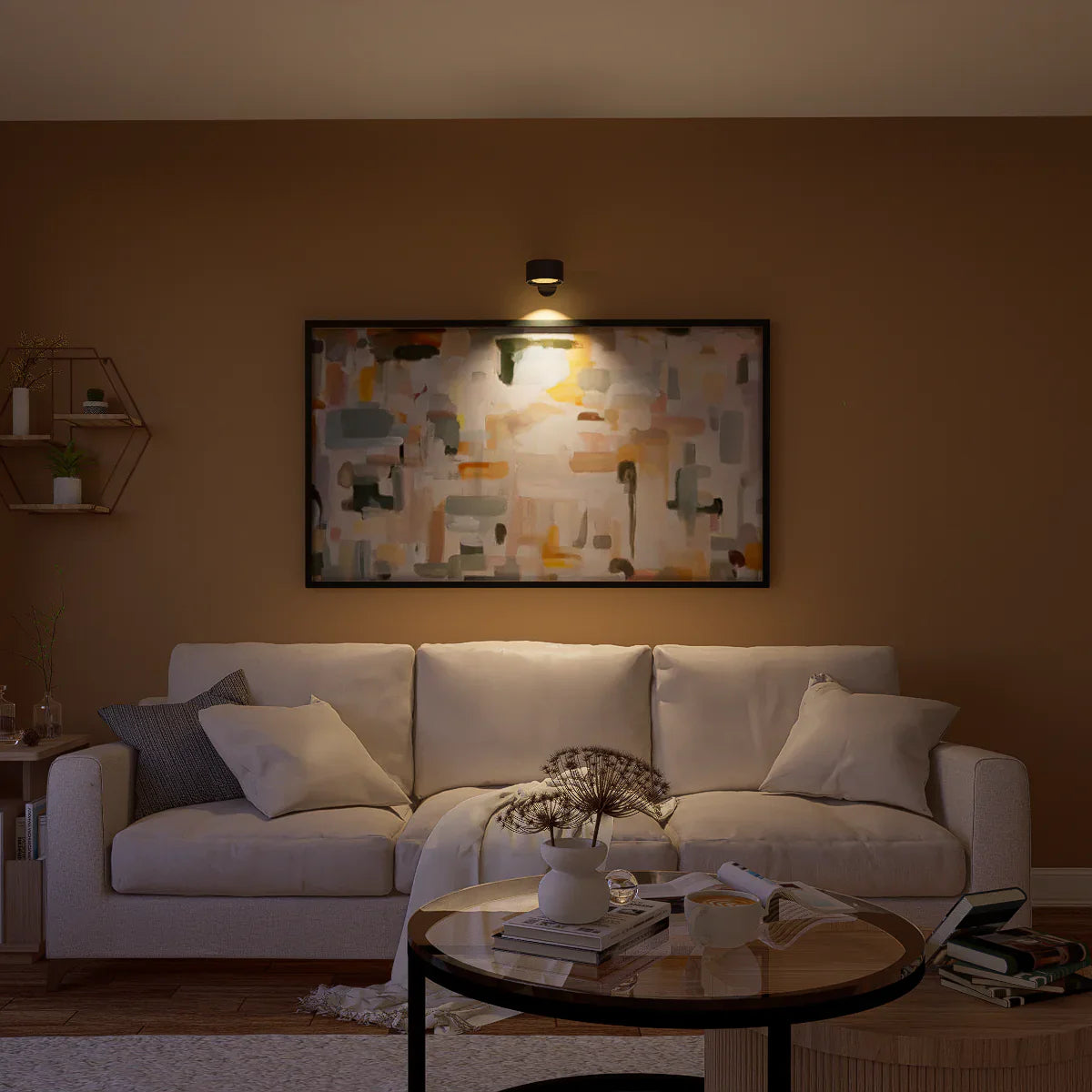 Pivot Easy-Stick Wireless Wall Light