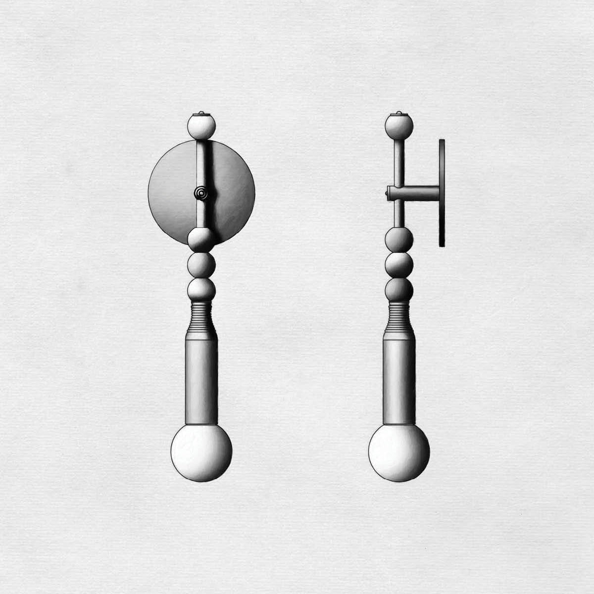 Steinbruch-Wandlampe
