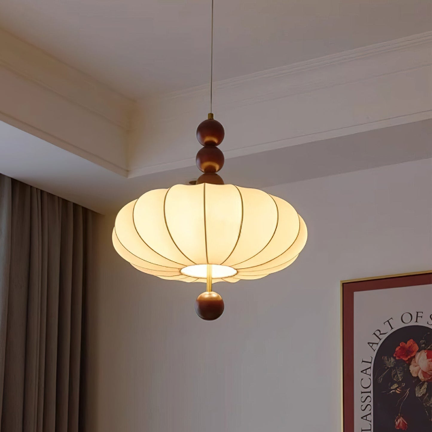 Abacus Fabric Pendant