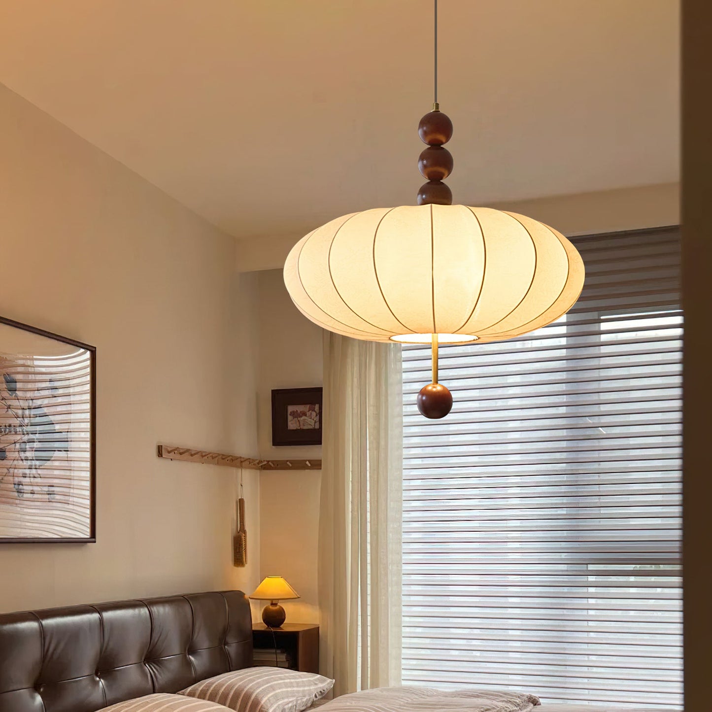 Abacus Fabric Pendant