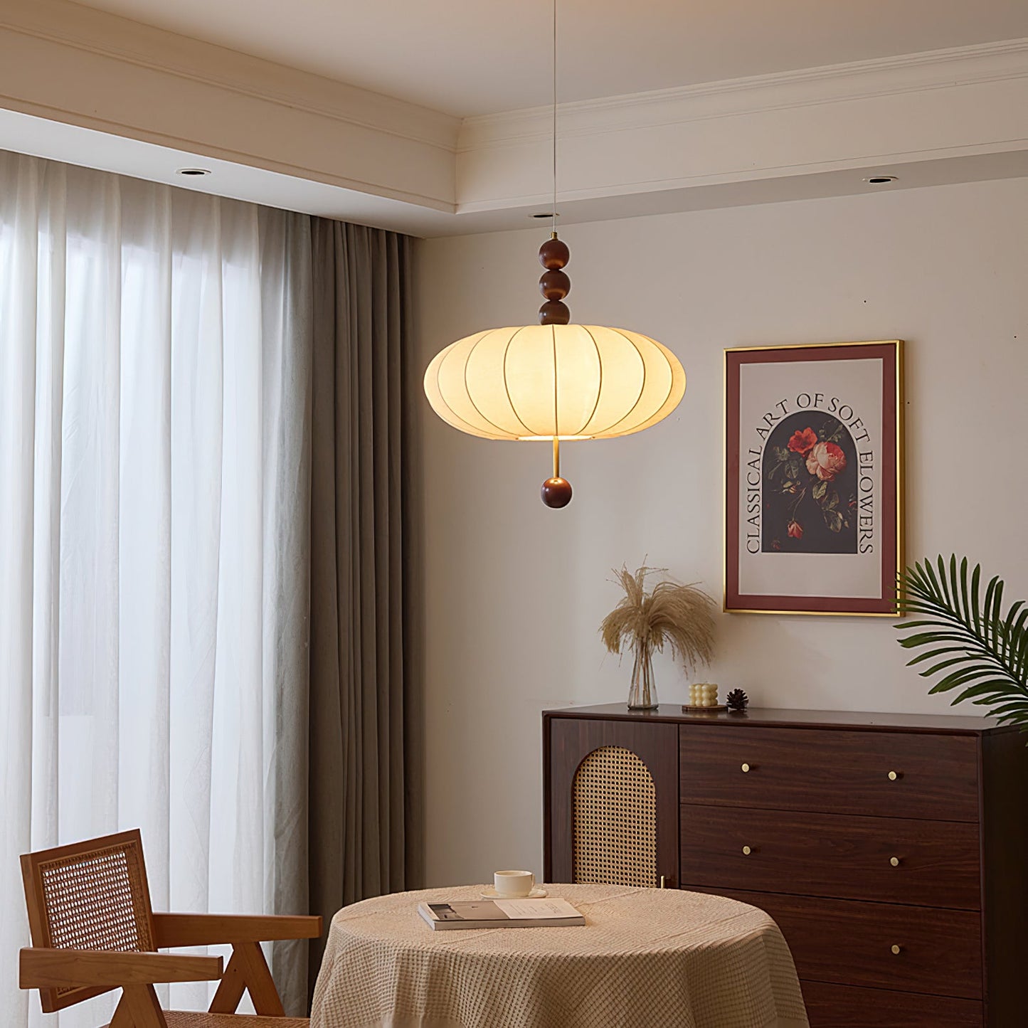 Abacus Fabric Pendant