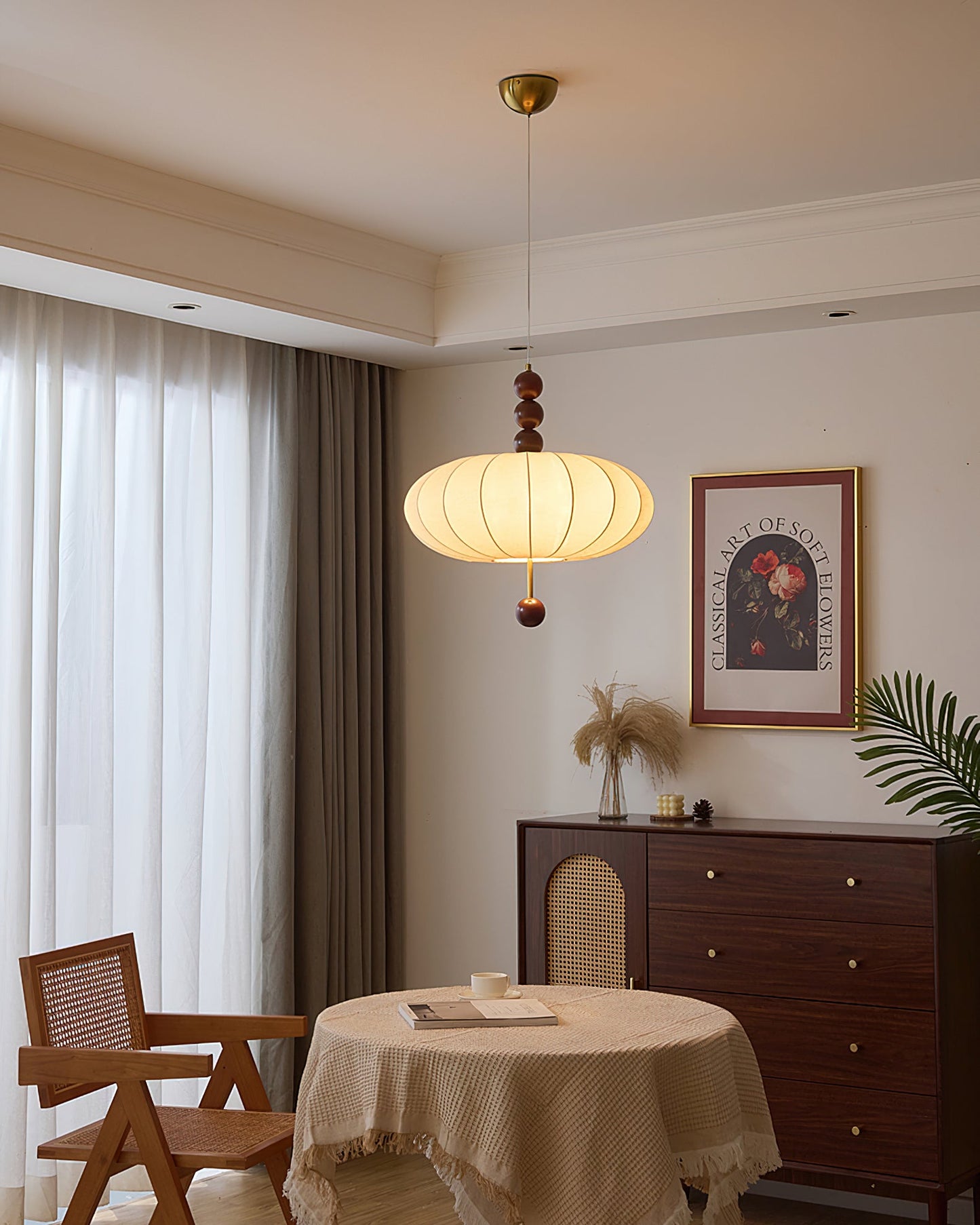 Abacus Fabric Pendant