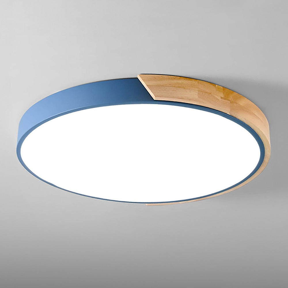 Splice Wood Flush Mount