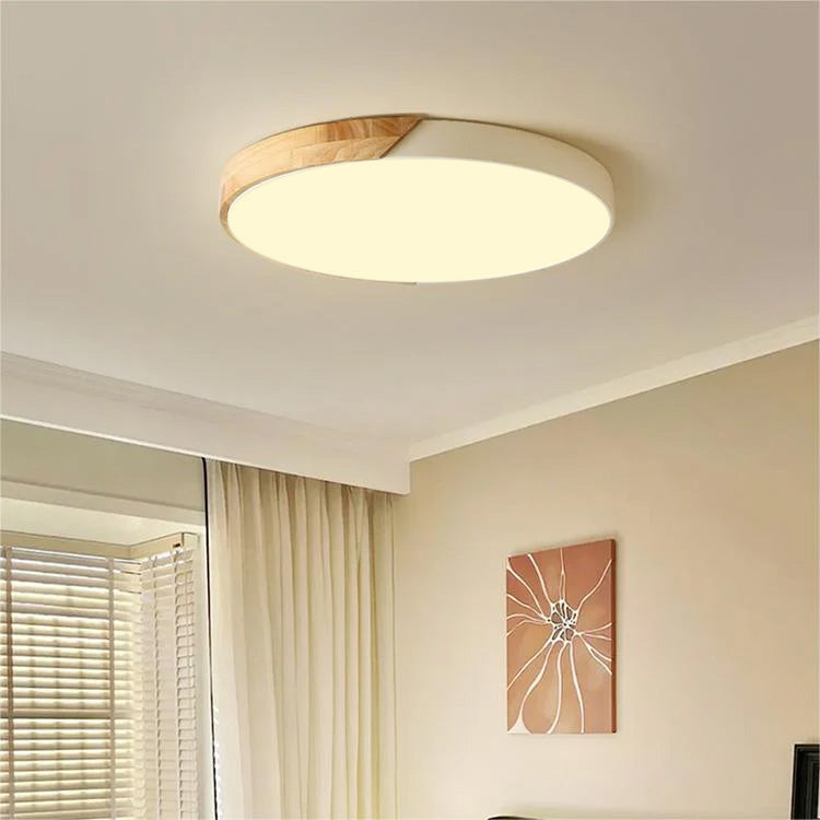 Splice Wood Flush Mount