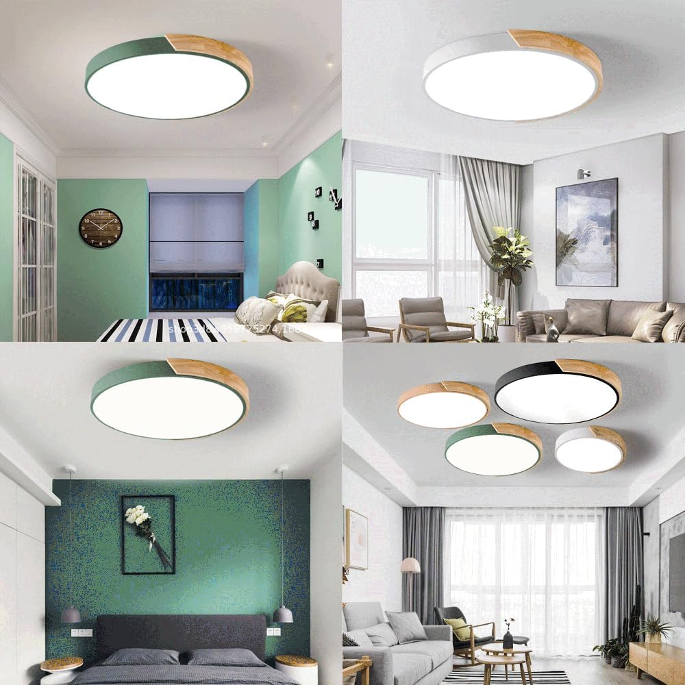 Splice Wood Flush Mount